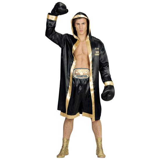 Traje de campeão mundial de boxe masculino