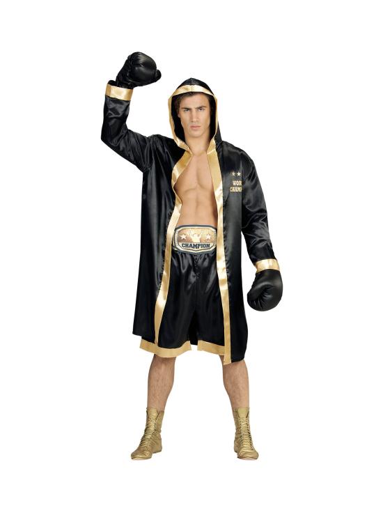 Traje de campeão mundial de boxe masculino