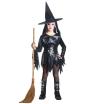 Fantasia infantil de bruxa negra do mal