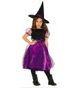Fato de Bruxinha Violeta para menina