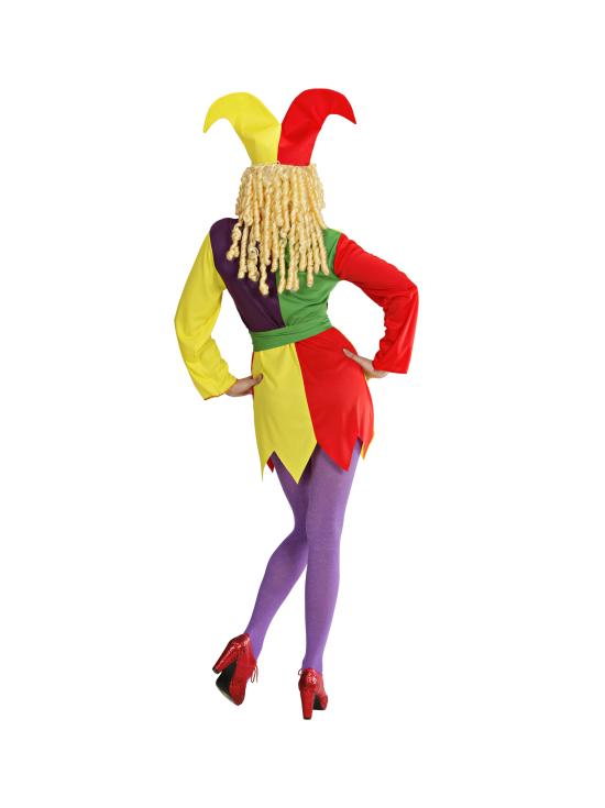 Disfraz Bufón Colores para mujer