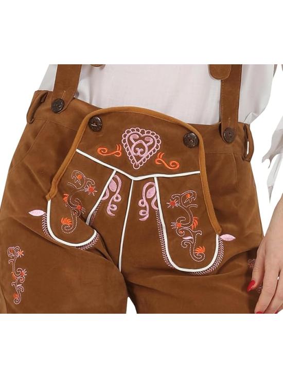 Traje Tirolês Marrom para Mulheres