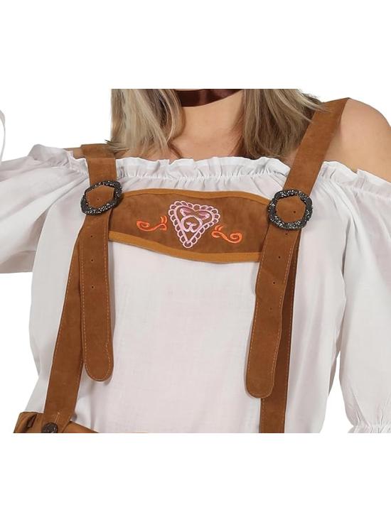 Traje Tirolês Marrom para Mulheres