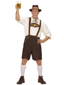 Fato de Montanhas Oktoberfest da Baviera para adulto