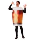 Fantasia de cana de cerveja fresca.