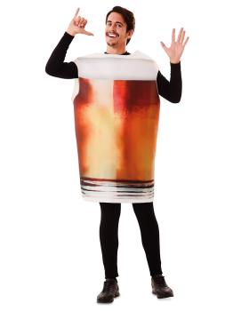 Fantasia de cana de cerveja fresca.