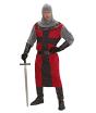 Fato de Cavaleiro Medieval em tamanho adulto