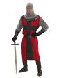 Fato de Cavaleiro Medieval em tamanho adulto