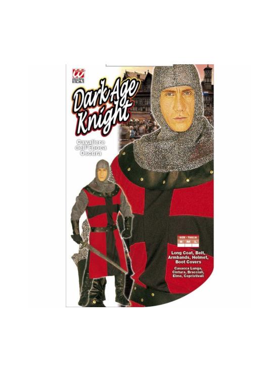 Fato de Cavaleiro Medieval em tamanho adulto