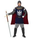 Traje de cavaleiro medieval corajoso tamanho adulto