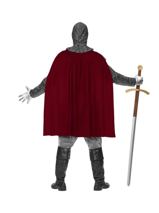 Traje de cavaleiro medieval corajoso tamanho adulto
