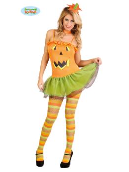 Fantasia engraçada de Halloween de abóbora tamanho 38-40