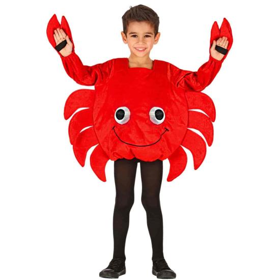 Fantasia de caranguejo marinho tamanho infantil