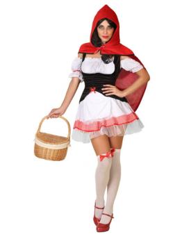 Fato de Chapeuzinho Vermelho para mulher