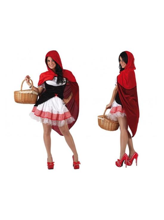 Fato de Chapeuzinho Vermelho para mulher