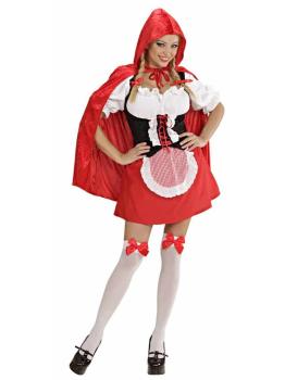 Fantasia de Chapeuzinho Vermelho de Luxo para Adultos