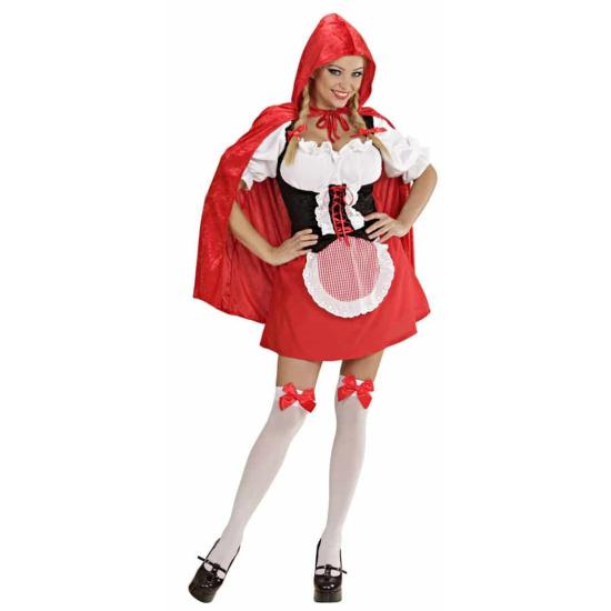 Fantasia de Chapeuzinho Vermelho de Luxo para Adultos