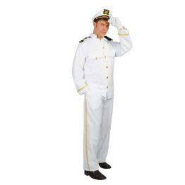 Fantasia adulta de capitão da Marinha
