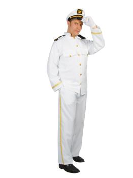 Fantasia adulta de capitão da Marinha