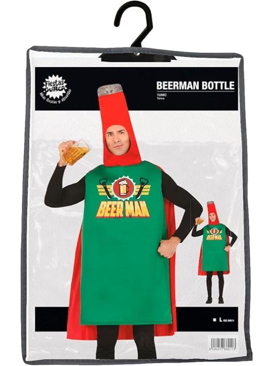 Fato de Capitão Beer para adulto