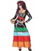 Fato Adulto Catrina Colores