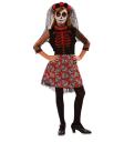 Fato de Catrina Dia dos Mortos para menina