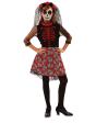 Fato de Catrina Dia dos Mortos para menina