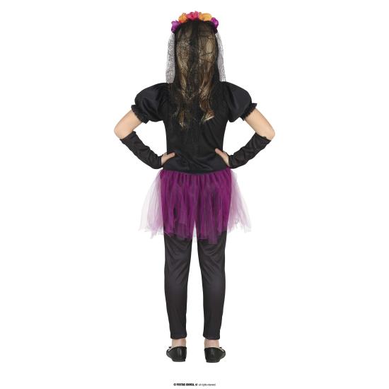 Fato de Catrina Flor para menina