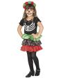Engraçado disfarce de Catrina para menina