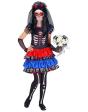 Fantasia Catrina Noiva da Morte Cor tamanho infantil