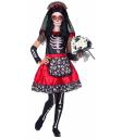 Fato Catrina Noiva da Morte tamanho criança
