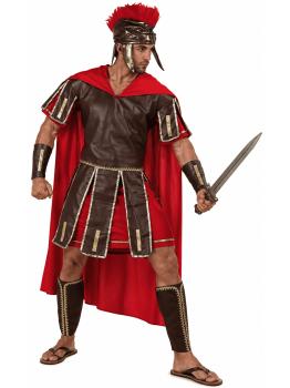 Fantasia de Centurião Romano em Couro para Adultos