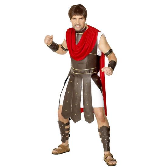 Fato de centurião romano de luxo para adulto Fato de centurião romano de luxo para adulto