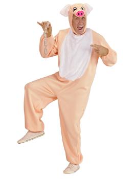 Disfraz Cerdo Jamones Talla adulto.