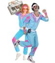 Disfraz Chandal de los  80 Azul Unisex