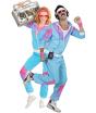 Disfraz Chandal de los  80 Azul Unisex
