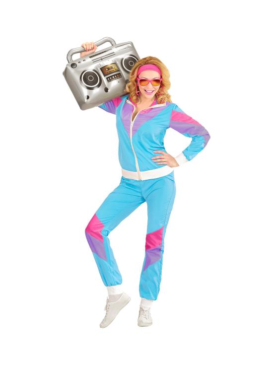 Disfraz Chandal de los  80 Azul Unisex