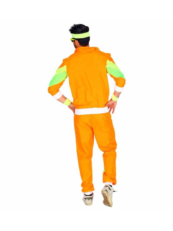 Fato de treino adulto laranja anos 80
