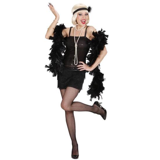 Fato de menina Charleston preto