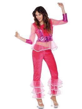 Fato de menina Abba rosa