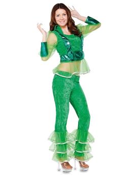 Fato de menina Abba verde