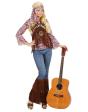 Fantasia de menina hippie boom adulto