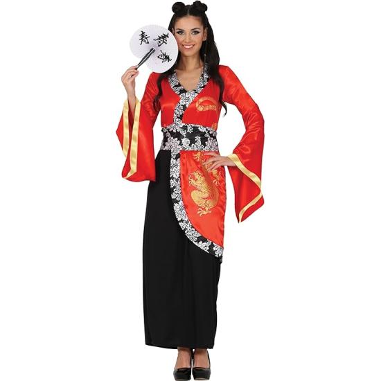 Traje tradicional chinês feminino – vestido e cinto