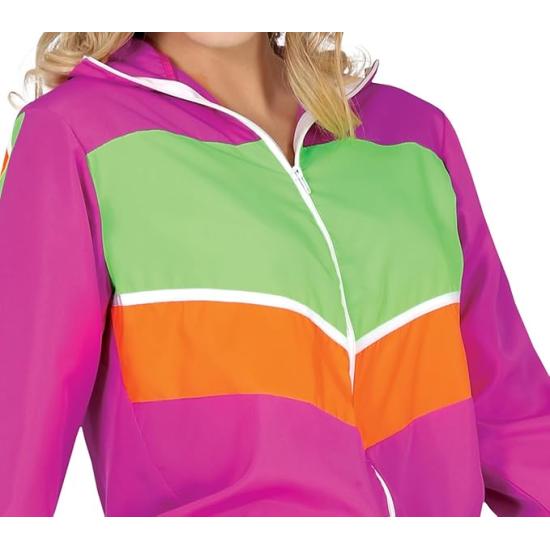 Fantasia de ginasta feminina dos anos 80