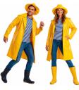 Fantasia de marinheiro amarelo unissex para adultos