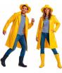 Fantasia de marinheiro amarelo unissex para adultos