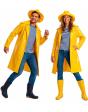 Fantasia de marinheiro amarelo unissex para adultos