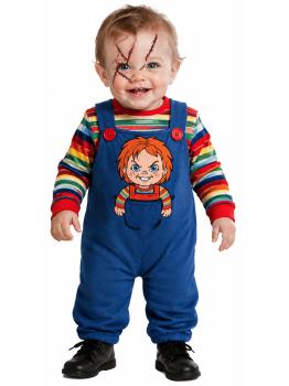 Fantasia de Chucky, o Boneco Maligno, para Bebê