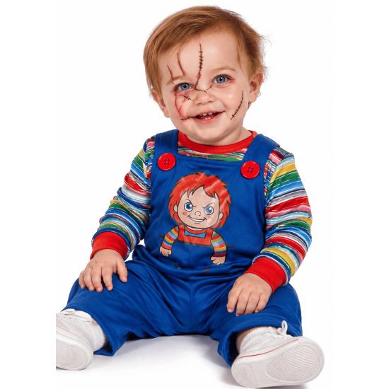 Fantasia de Chucky, o Boneco Maligno, para Bebê