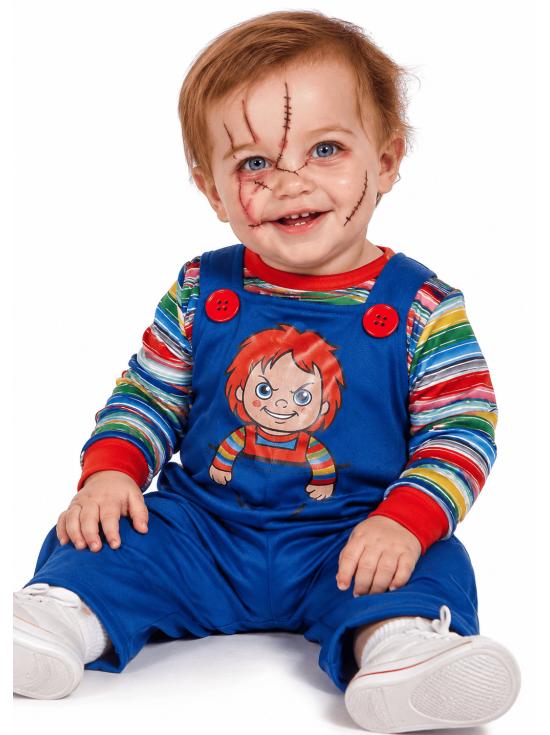 Fantasia de Chucky, o Boneco Maligno, para Bebê